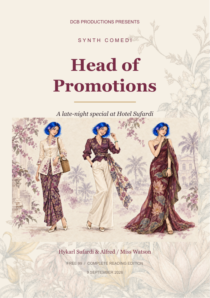 Head of Promotions complete public Free 99 edition with Miss Watson’s botanical cover.